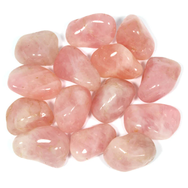 Rose Quartz Polished Tumblestone Healing Crystals 1 Rose Quartz Polished Tumblestone Healing Crystals